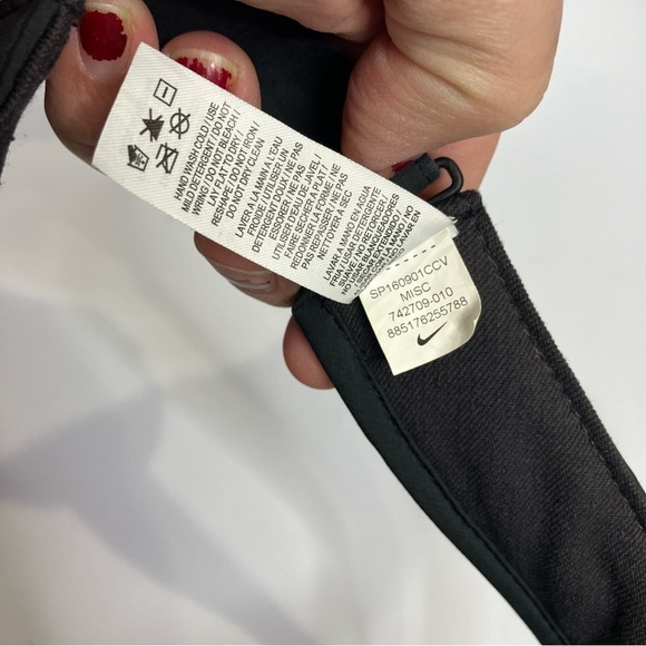 Nike Golf Strap back visor adjustable black one size fits most - Picture 6 of 7